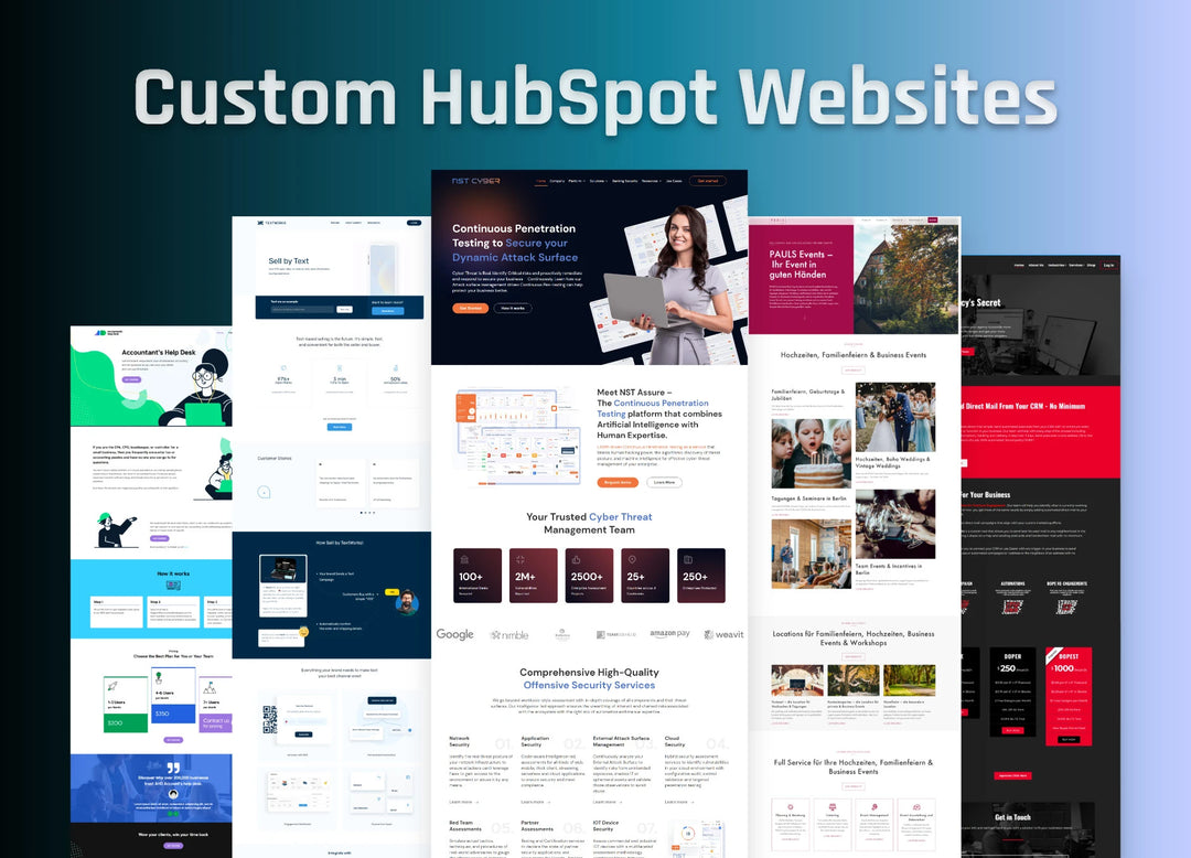 I will develop editable hubspot websites, blogs, and landing page (2 pages)
