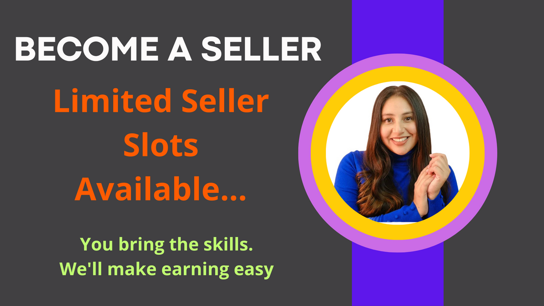 BECOME A SELLER (1 Year membership-ONE gig creation in any category)